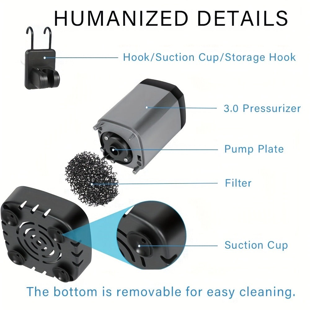 Portable Camping Shower – 6000mAh Battery, 120-Min Runtime, 6 Spray Modes, Smart Display, for Camping, Car Washing, Pet Clean