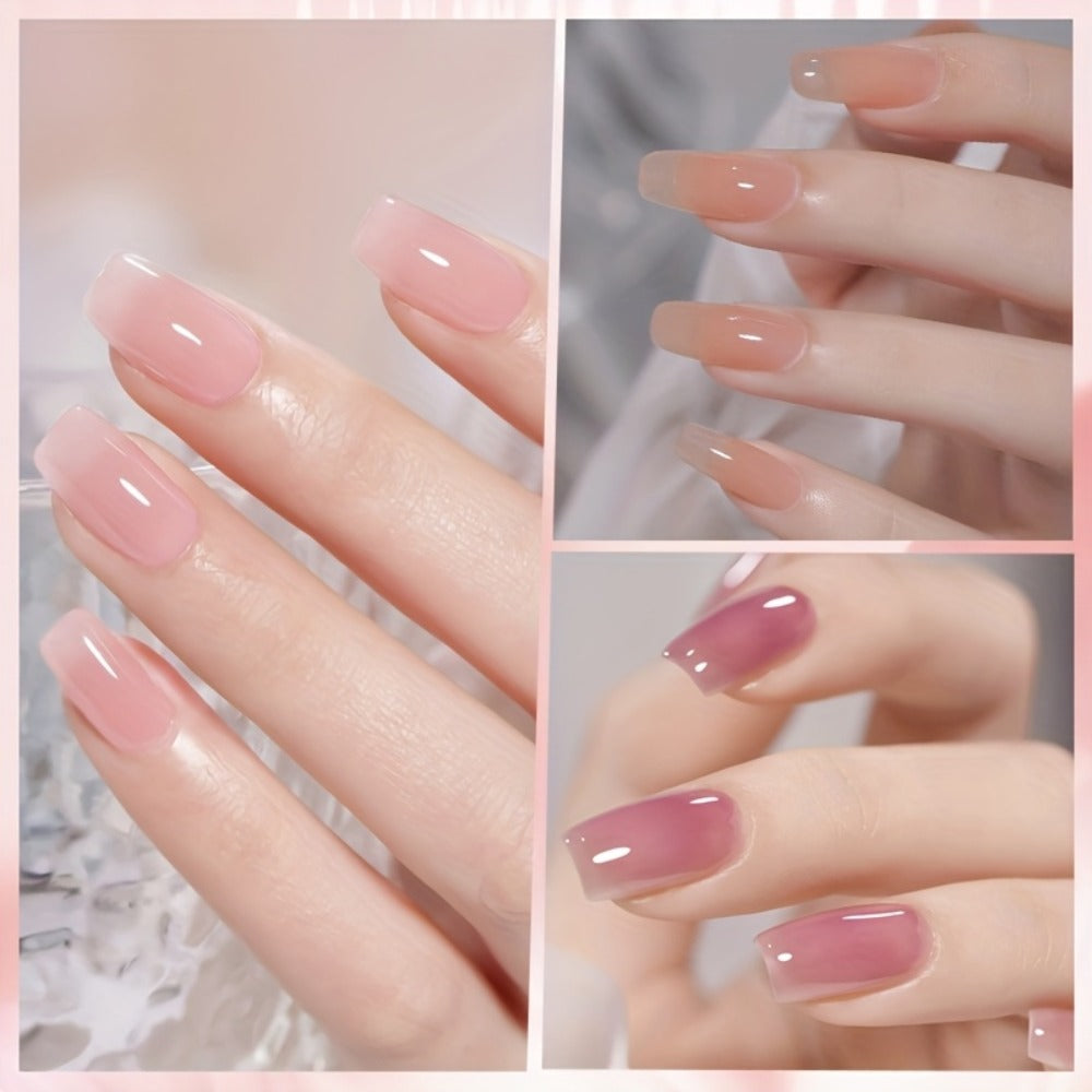 Gel Nail Polish in 10ml Nude Jelly with Skin-Tone Glass Finish and JN05, JN68, JN75 or JN76 — image 13