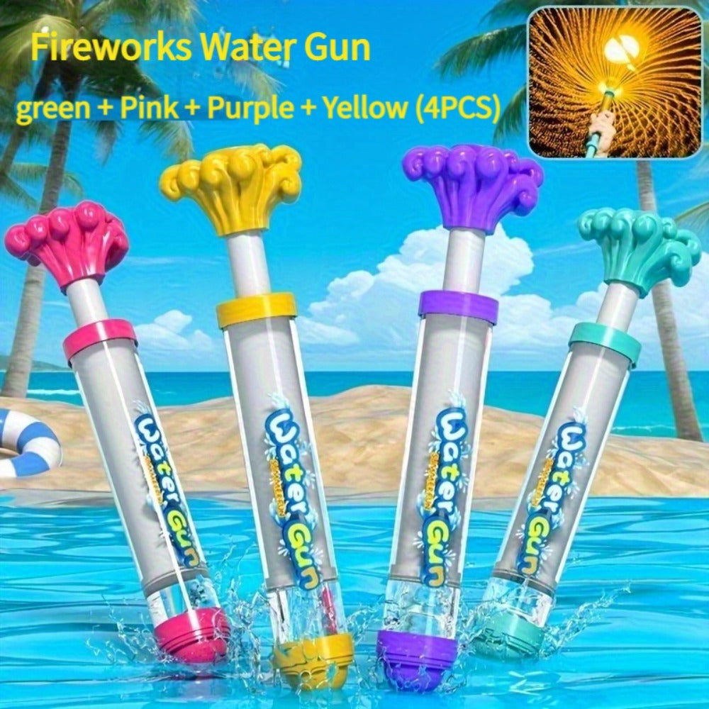 Firework Spray Wand Toy 4 Pack Colorful Water Sprayer for Pool Party Wedding Outdoor Celebration — image 1