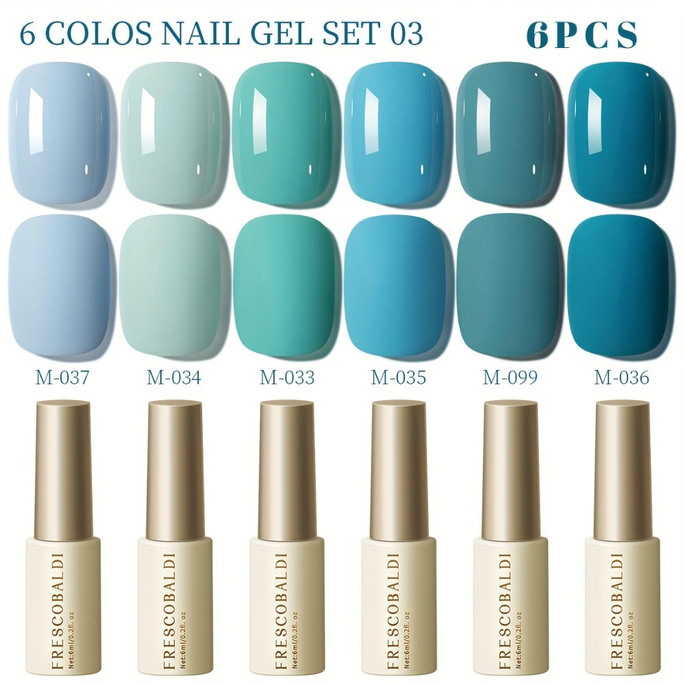 Gel Nail Polish Set with IRISGOBLADI Label, 6 Solid Colors per Set and 8 Retained Palettes — image 3