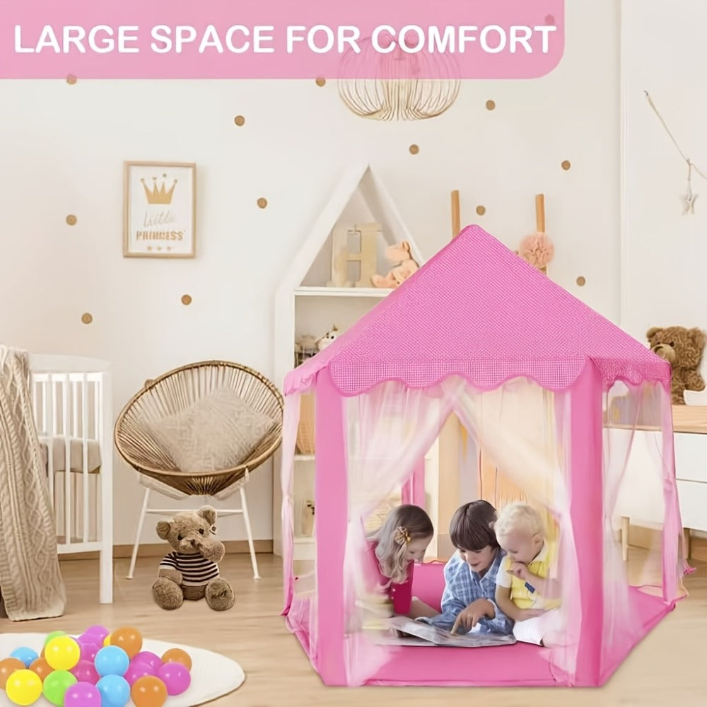 Princess Castle Play Tent for Girls Kids Indoor Outdoor Playhouse Large Toy with the Listed Color, Size or Set Options for Ev