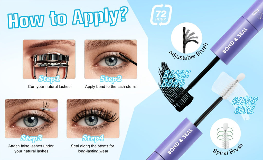 800-Piece 30D and 40D Lash Cluster Kit with Mixed 8–16mm Lengths, Bond-Seal Tube and Tweezers — image 16