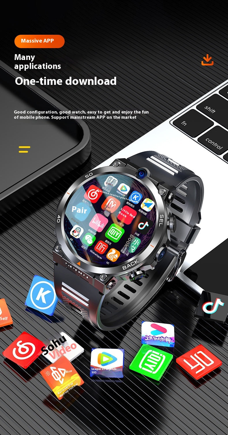 H10 Multi-function Dual Camera Sports Smart Phone Watch