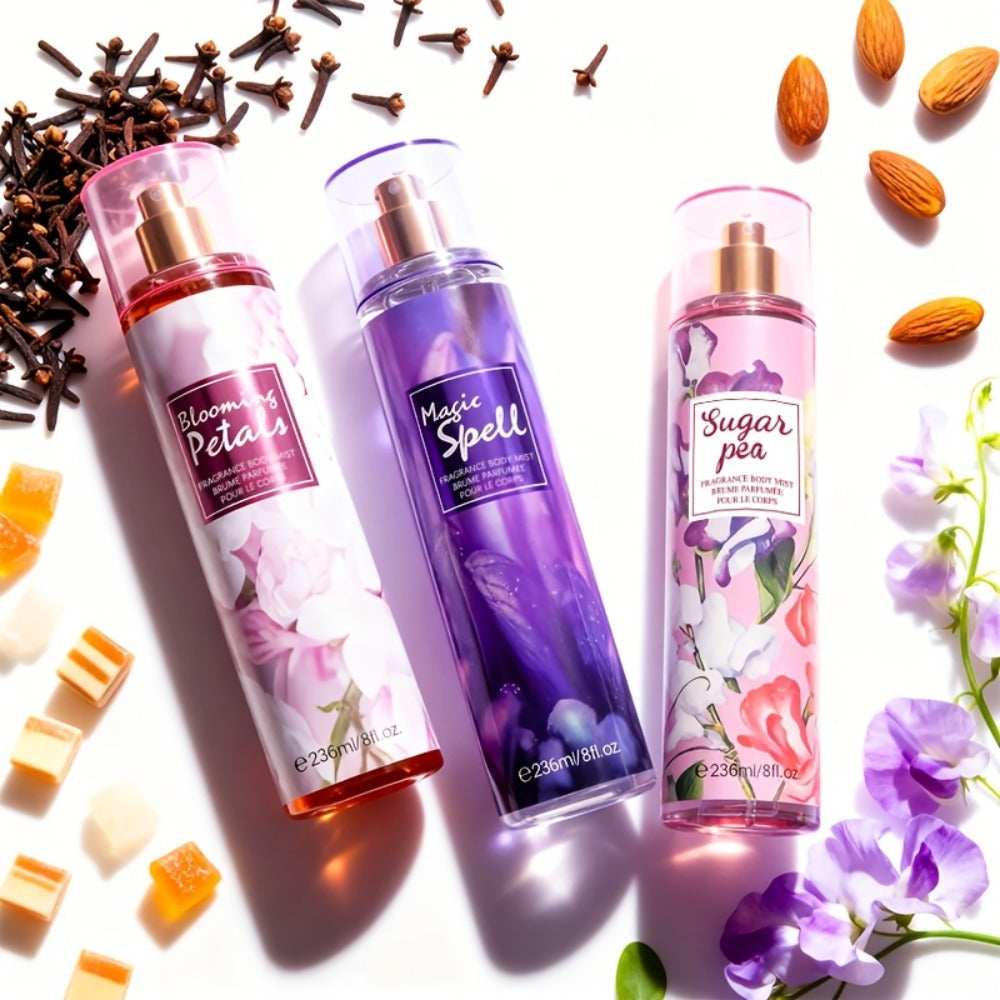 Floral and Fruit Body Mist Spray, 8 fl oz / 236ml in Fourteen Exact Scent Options for External Body Use — image 12