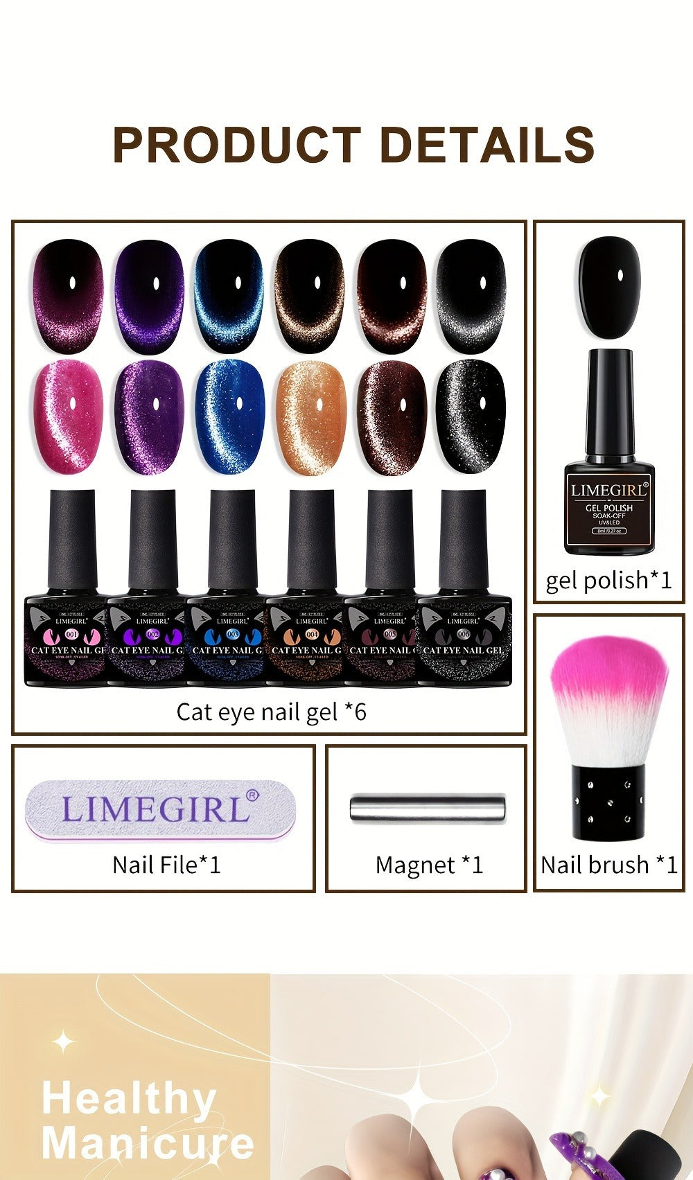 Cat Eye Gel Polish 8ml Holographic Chameleon Flash – Magnetic Sand 3D Color-Shifting Semi-Permanent UV LED Gel Varnish for Sa