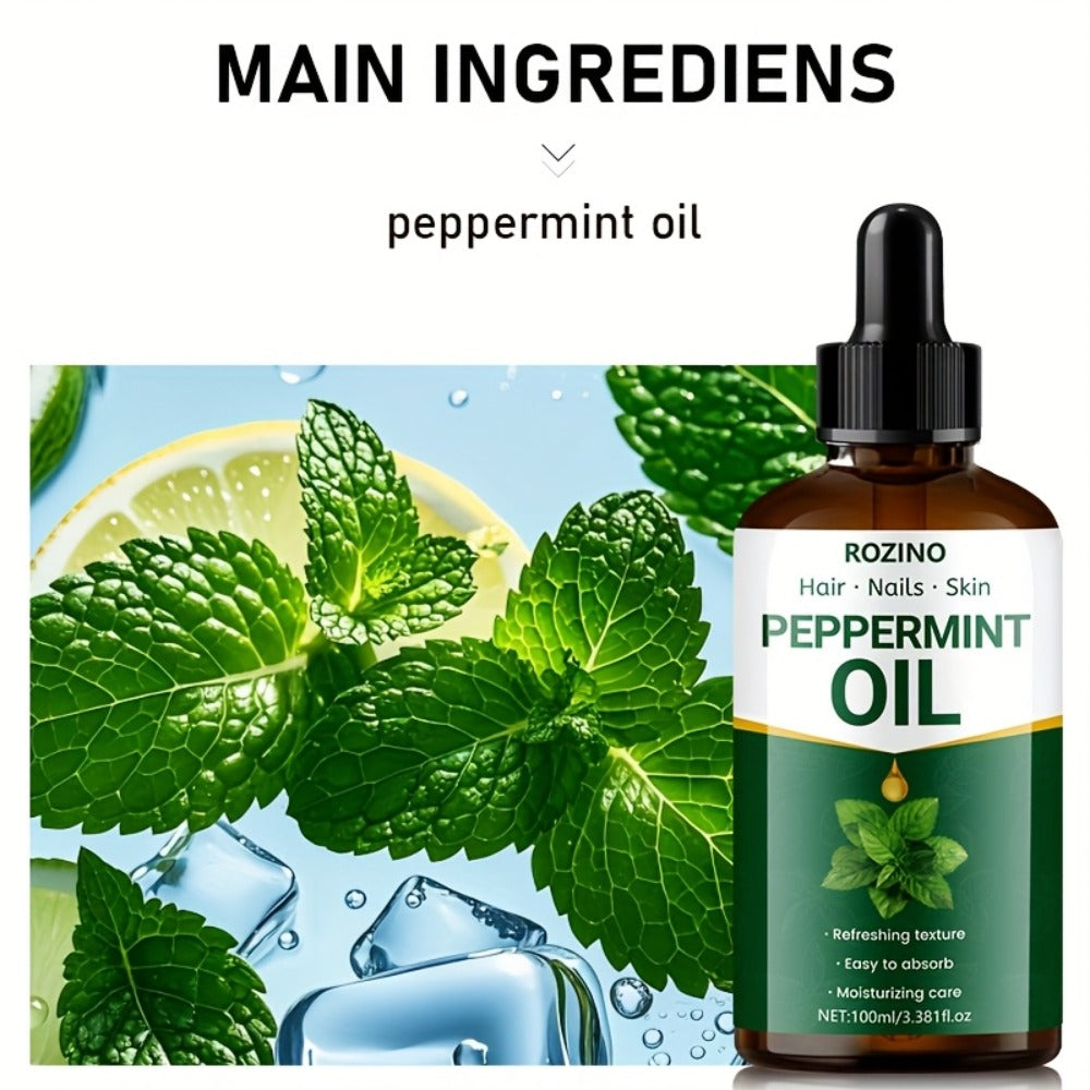 Essential Oil Peppermint 100ml Dropper Bottle for Diffuser, Shower, Massage and External Body Care — image 5