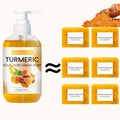 Turmeric Kojic Acid Liquid Soap 250g – Skin Brightening Body Wash for Dark Spots, Even Skin Tone, Deep Cleansing Rich Foam — 