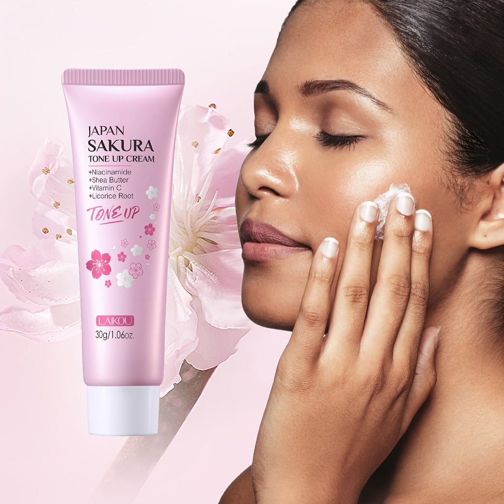 Skincare Set with LAIKOU Label, 10 Sakura Products for Cleanser Serum Cream Mask Lip and Eye Steps — image 10