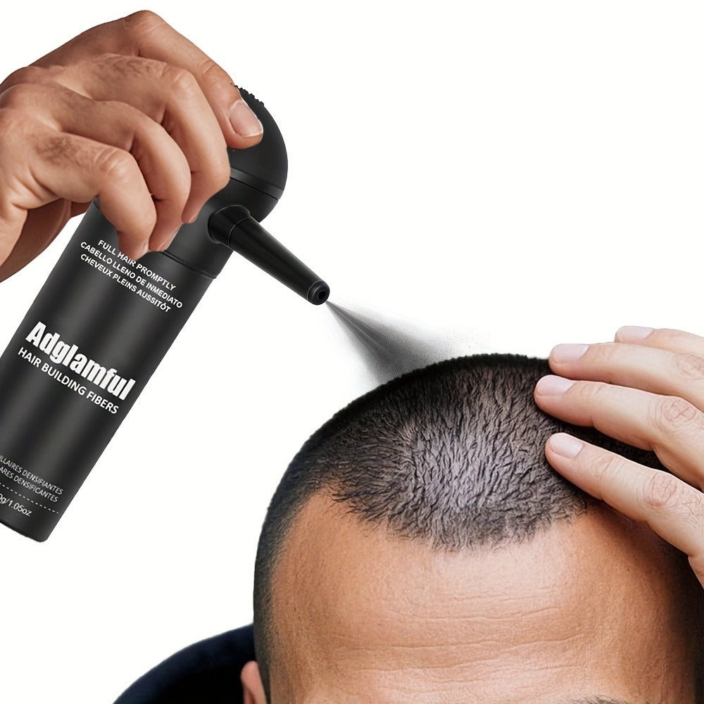 Hair Volumizing Fibers 2-in-1 Kit 30g x 2pcs - Instant Volume for Thinning & Sparse Hair, Fills Part Lines & Hairlines — imag
