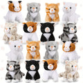 Kitten Stuffed Animal Plush Bulk 16 Pack 5 Inch, Assorted Cute Cat Plush Toys for Party Favors, Birthday Gifts — image 7