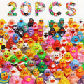 Mini Rubber Ducks Bulk Set, 2" Floating Bath Toy Variety for Kids, Cute Assorted Ducks for Bath Time — image 1
