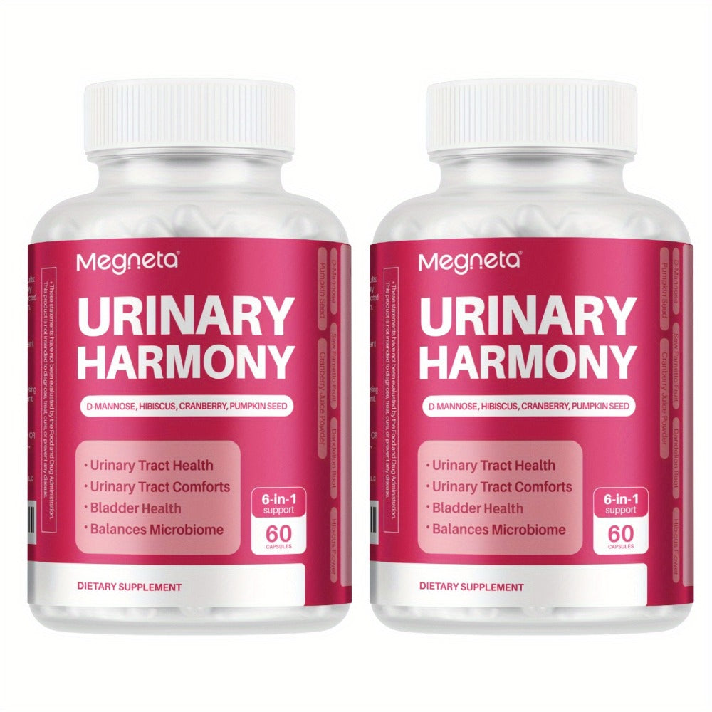 Dietary Supplement Capsules with Megneta Label, D-Mannose, Hibiscus, Cranberry and 60 Count — image 5