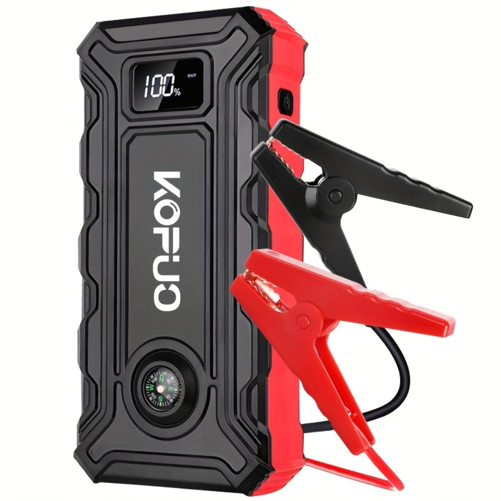 Red or Green Jump Starter with Digital Battery Display and Smart-Clip or Straight-Clip Cable Options — image 2