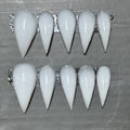 Press On Nails 10-Piece Cream Cat-Paw Set with Handmade 3D Design, Soft Matte or Glossy Finish — image 7