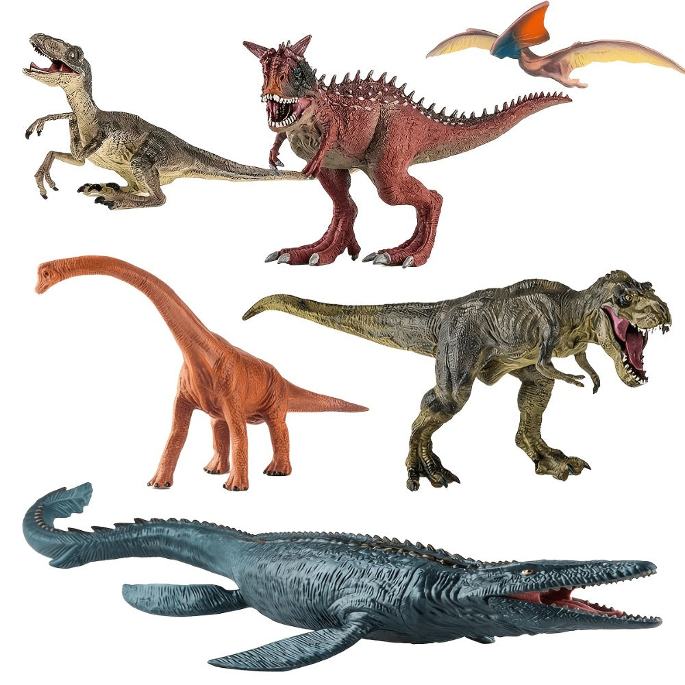 Jumbo Dinosaur Toys Set of 6, Realistic Large Dinosaur Figures for Kids, Dino World Playset for Boys & Girls Ages 3+ — image 