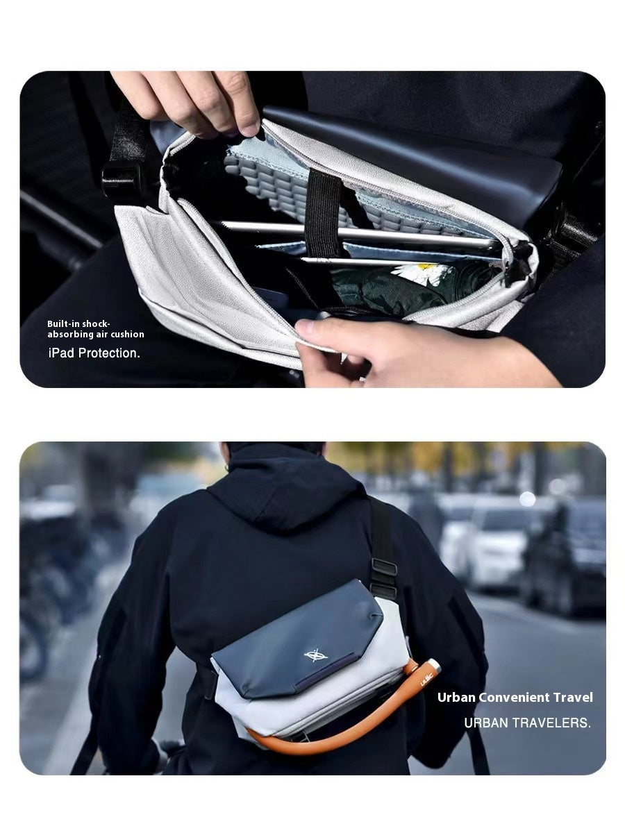 Light And Shadow Planetary Camera Crossbody Nebula Large Capacity Boys Shoulder Riding Chest Bag
