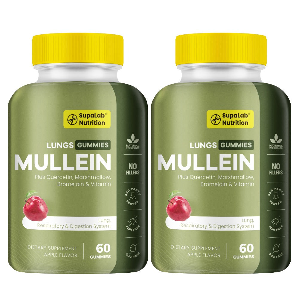 Mullein Leaf Lung Health Supplement with Quercetin, Bromelain, Vitamin C & D3, Zinc & Selenium — image 9