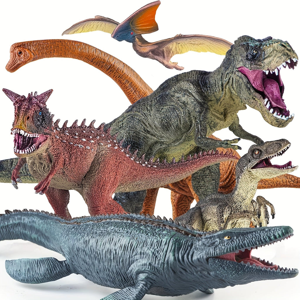 Jumbo Dinosaur Toys Set of 6, Realistic Large Dinosaur Figures for Kids, Dino World Playset for Boys & Girls Ages 3+ — image 