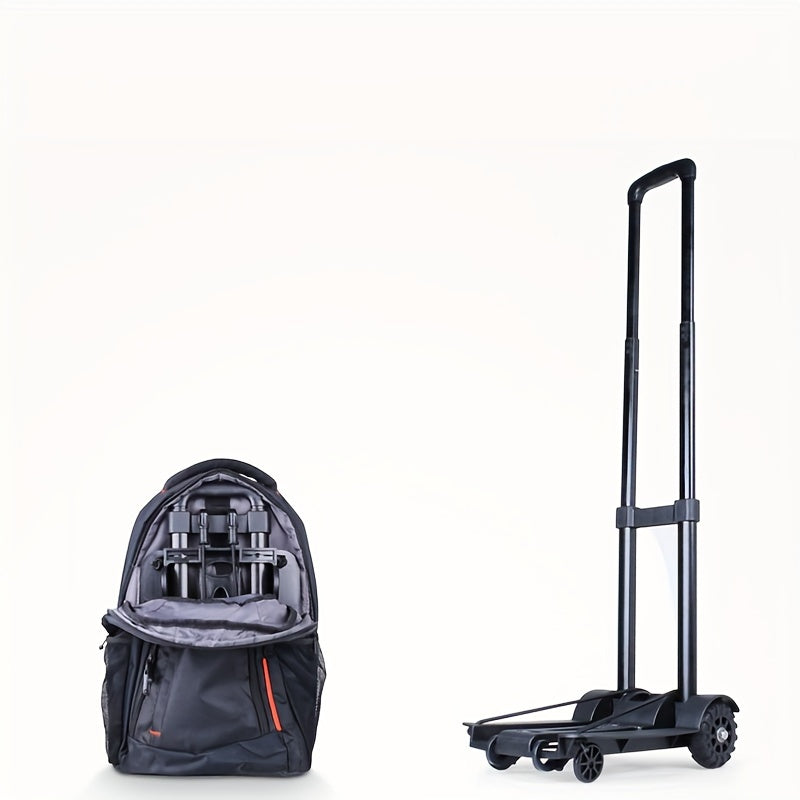Compact Folding Aluminum Hand Truck with Telescoping Handle and Two- or Four-Wheel Configuration Options — image 8