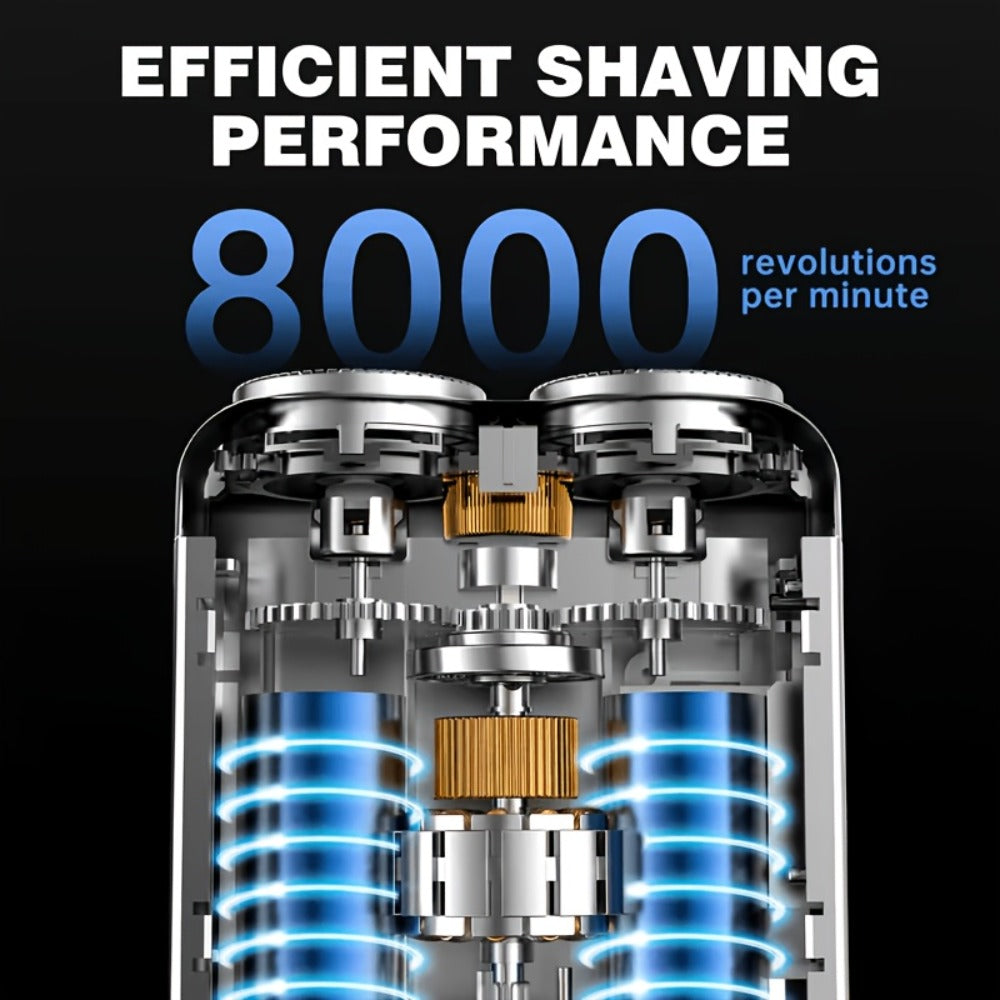 Electric Shaver Magnetic Dual-Blade Mini Razor with Two Speeds, USB Charging and Select Waterproof Options — image 14