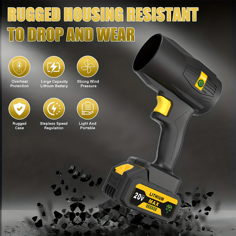 Cordless 3-in-1 Pole Saw, Mini Chainsaw and Blower Set in Yellow, Red-Black or Black Packages — image 11