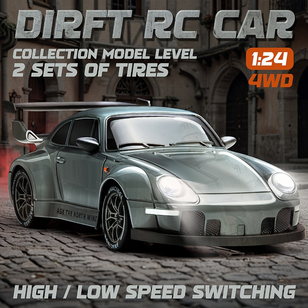 RC Drift Car S814 1:24 Scale Sports Car with Remote Controller, Display Cones and Five Color Selections — image 5