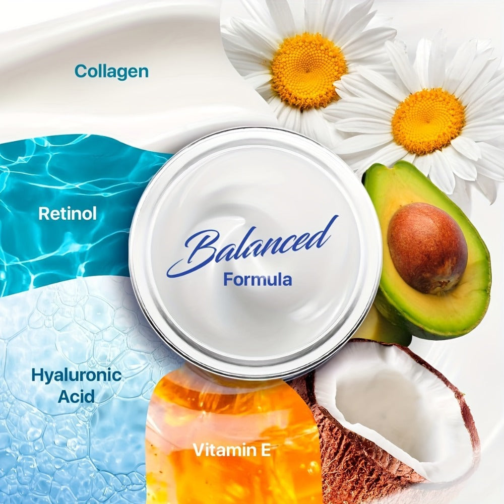 Collagen Face Cream with Retinol Hyaluronic Acid Day Night Deeply Nourishing Wrinkle Skin Care for Women Men All Skin Types 5