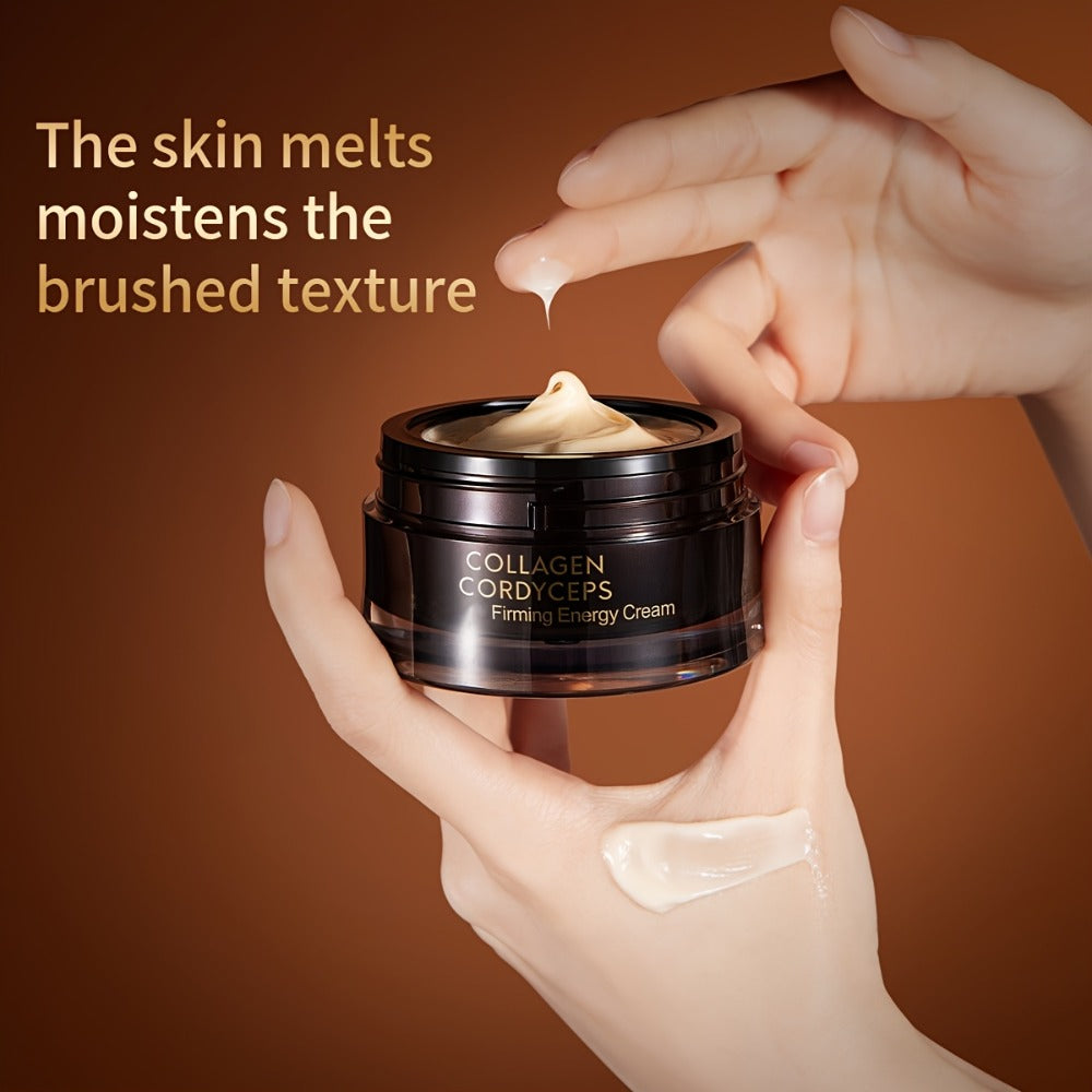 Face Cream Cordyceps Collagen 50g Formula with Squalane, Glycerin and Alcohol-Free Bottle Format — image 8