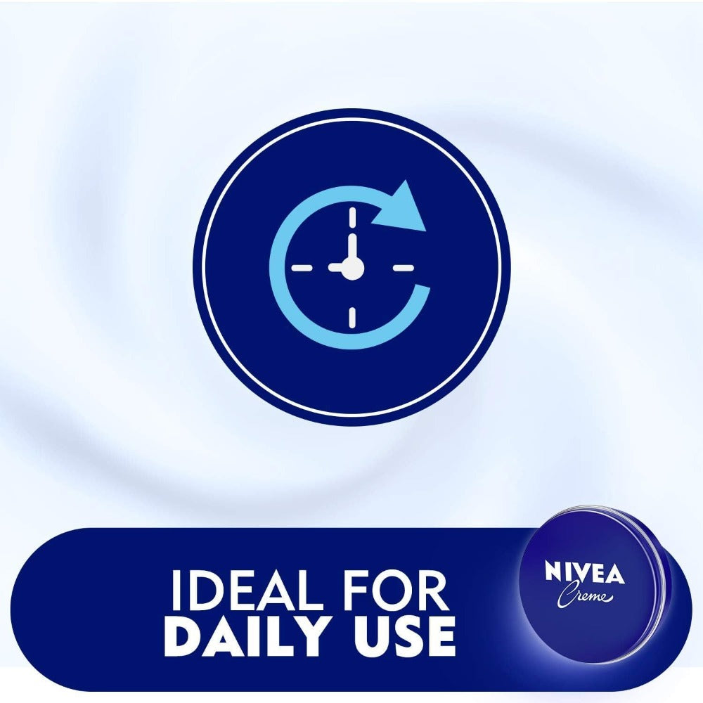 NIVEA Creme 150ml, All-Purpose Moisturizing Cream for Body Face & Hands, Deep Hydration for Dry & Sensitive — image 3