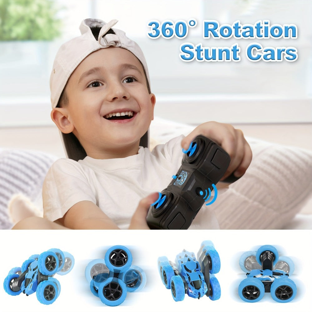 Remote Control Car, Double-Sided 360-Degree Flip Stunt Model with LEDs, 2.4GHz Control and 1400mAh Battery — image 2