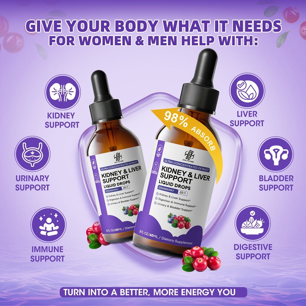 Kidney and Liver Support Drops 27-in-1 Complex - Alcohol-Free Natural Herbal Formula for Liver Health — image 10