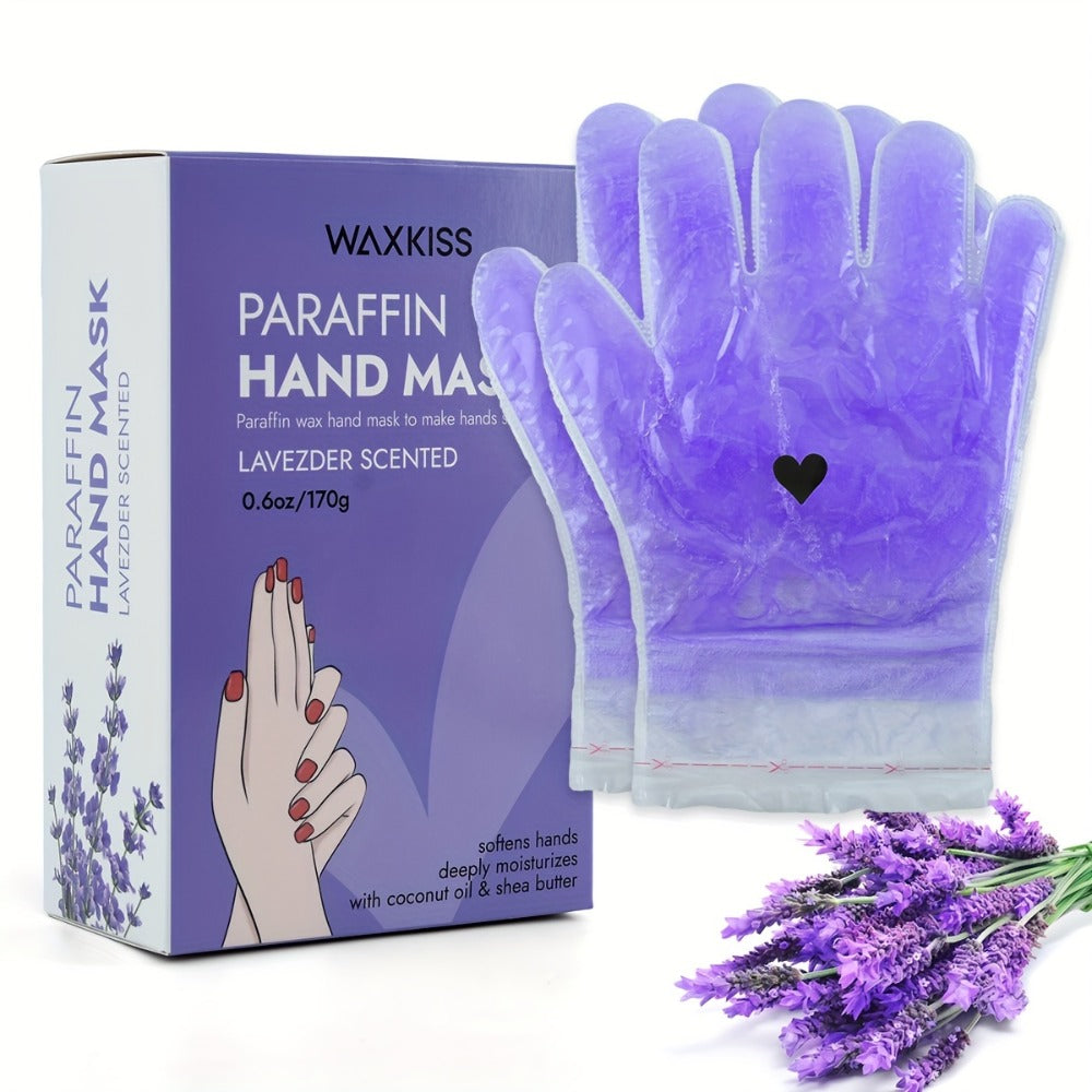 Paraffin Wax Hand & Foot Mask Deep Moisturizing Beauty Treatment – Smooth Soft Skin, Pink Grapefruit & Lavender Scents — imag