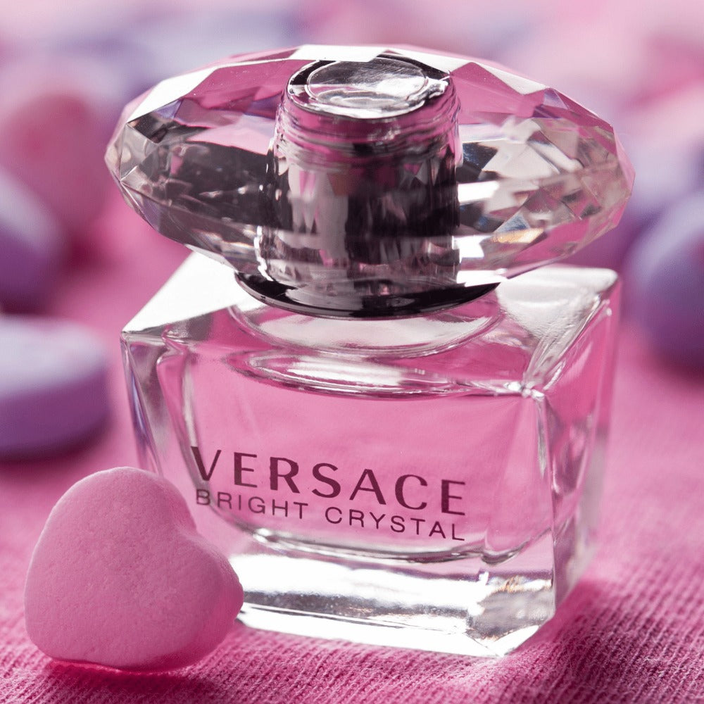 Mini Travel Perfume Spray for Women 5ml Versace Bright Crystal Eau de Toilette Fresh Floral EDT Purse Size Pocket Perfume TSA