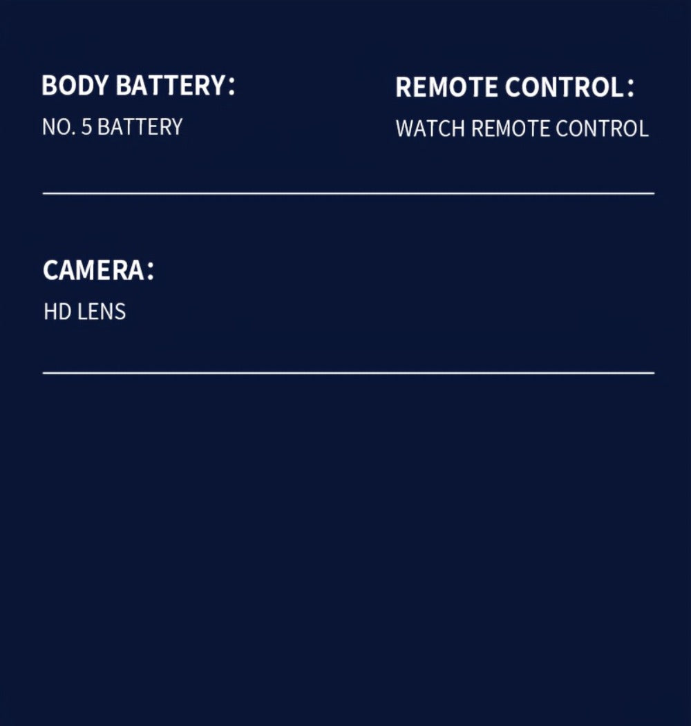 Watch-Controlled Mini RC Drone with Two Rechargeable Batteries in Blue, Green or Black for Indoor Flight — image 34