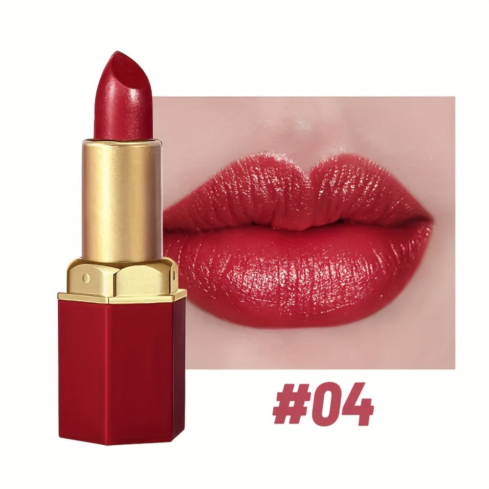 Lipstick Set, Vivid Veu 6-Piece Glossy Cream Bullet Collection with Pink, Rose, Berry and Mauve Colors — image 9