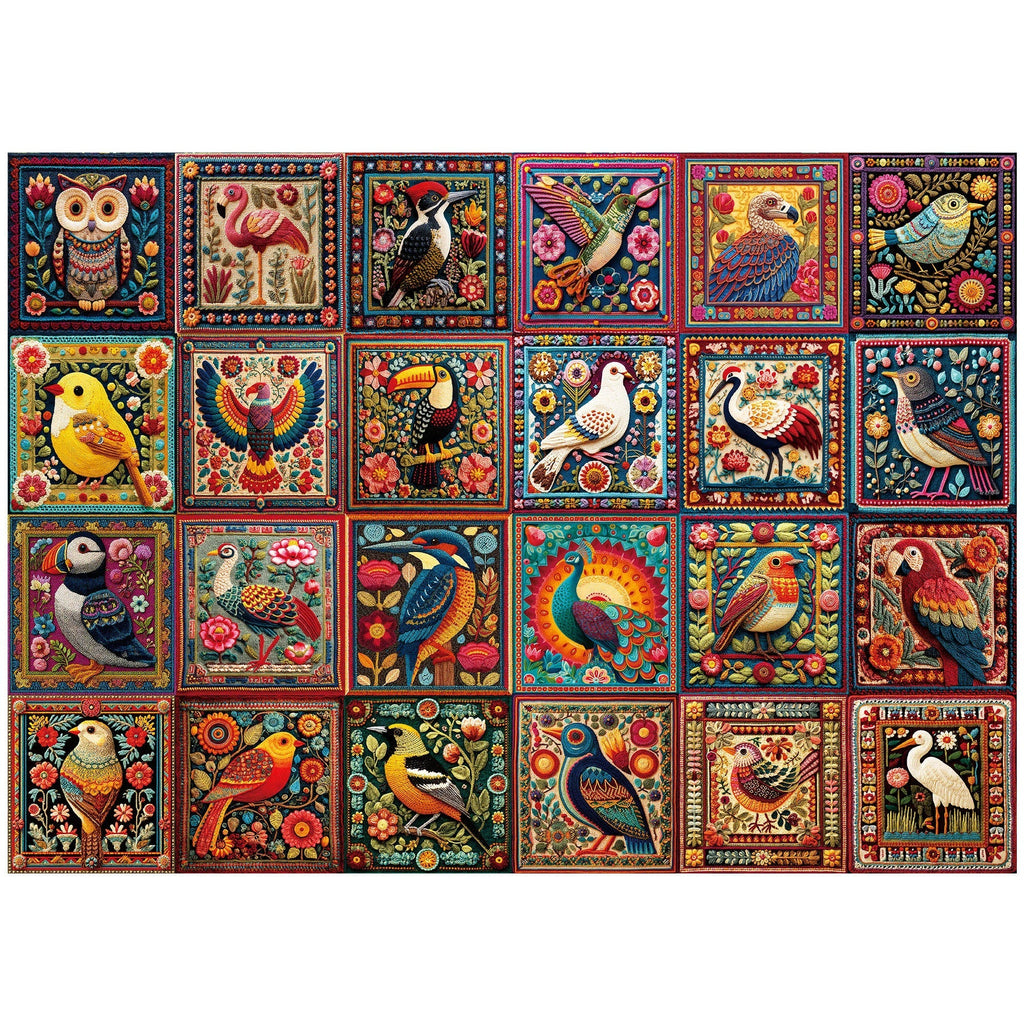 1000 Piece Jigsaw Puzzles for Adults 3 Pack – Sunset Lighthouse, Bird Crochet & Moroccan Pottery Set, Precision-Cut Brain Tea