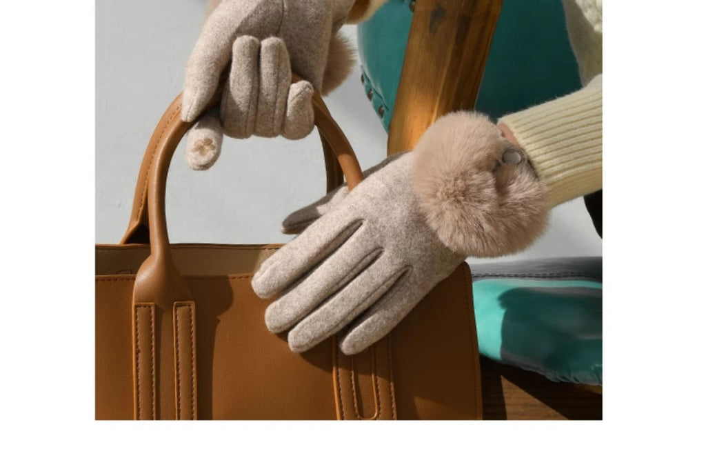 Winter New Cashmere Gloves For Women