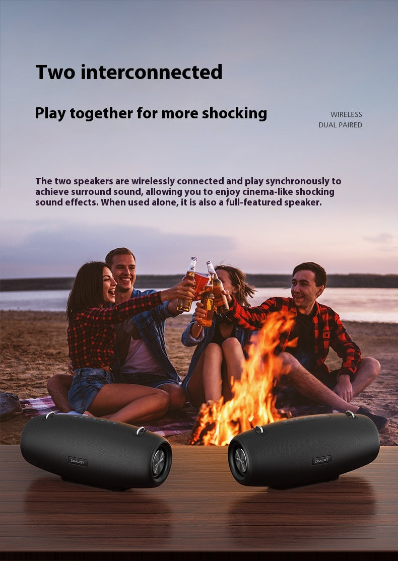 High-Power Square Dance Bluetooth Family Karaoke Speaker