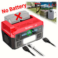 Pure Sine Wave Inverter 550W for 18V Battery - DC 18V to AC 110V, 2×USB-C 20W Fast Charge, 2×USB-A — image 1