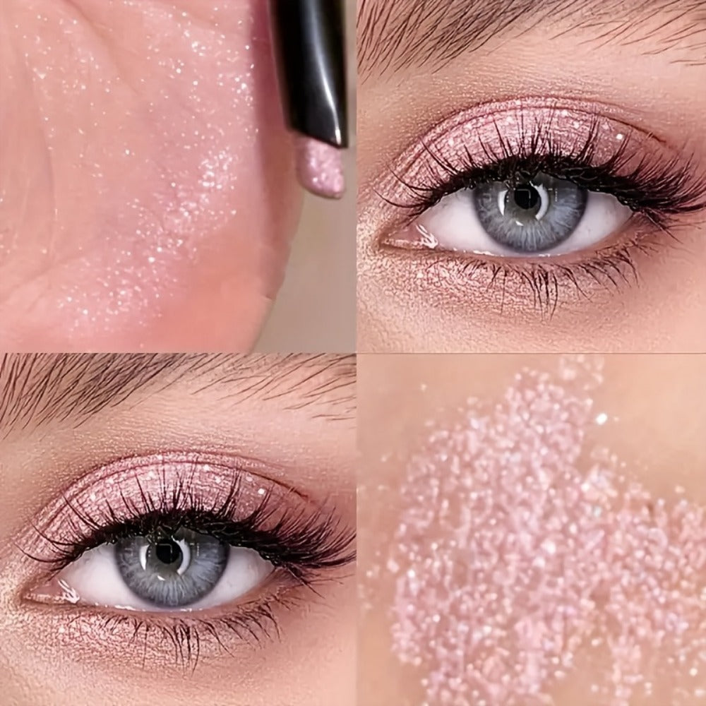 Shimmer Eyeshadow Stick Set 6 Pcs for Women – Pearl Sparkling Waterproof Long-Lasting Eye Makeup Pens with Squalane — image 1