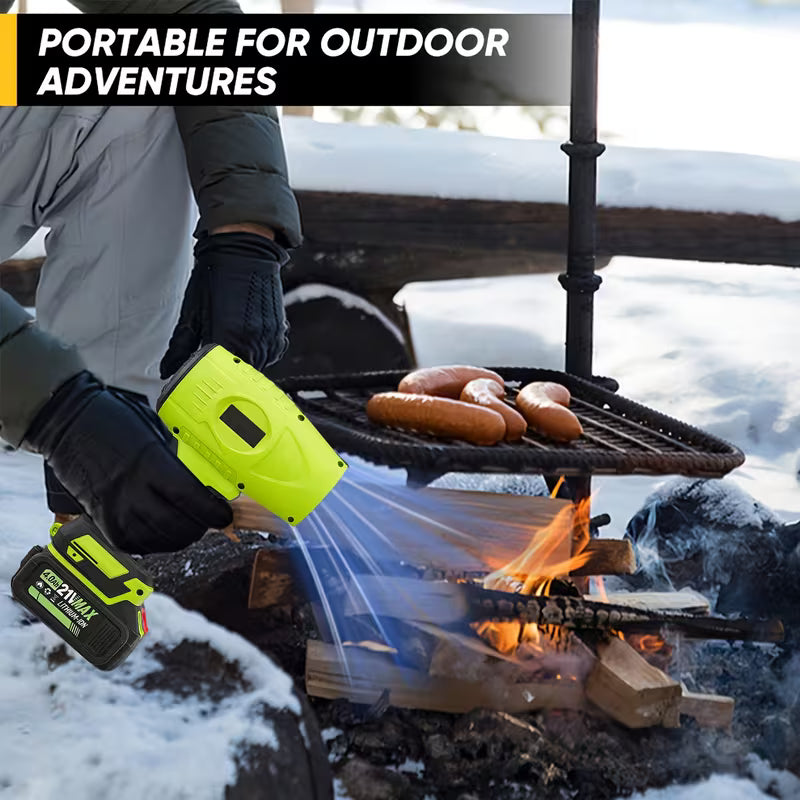 Cordless High-Pressure Jet Dry Leaf Blower and Mini Air Duster