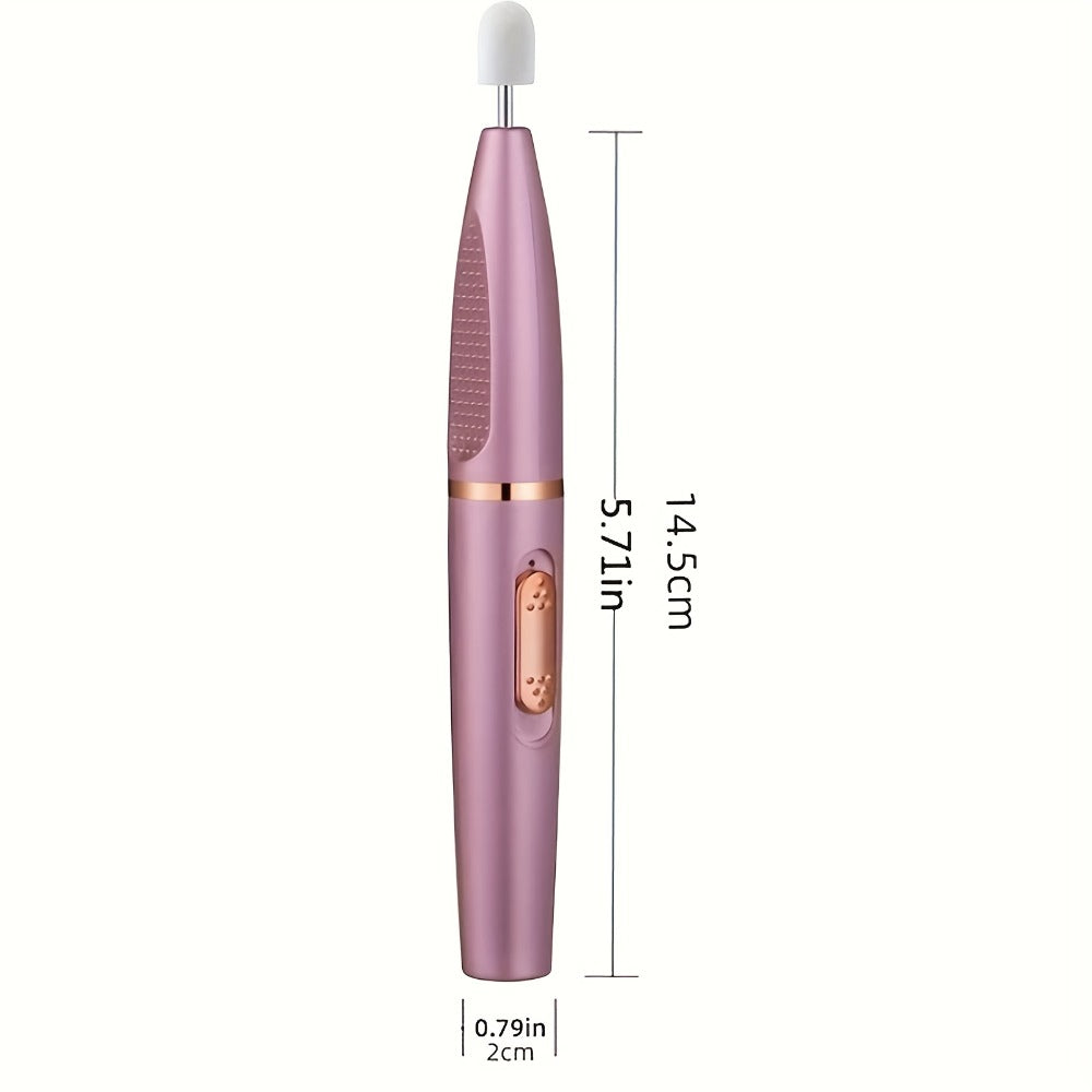 Electric Nail Drill 11-Bit Variable Speed Pen Kit in Pink with Sanding Bands and Compact Controls — image 8
