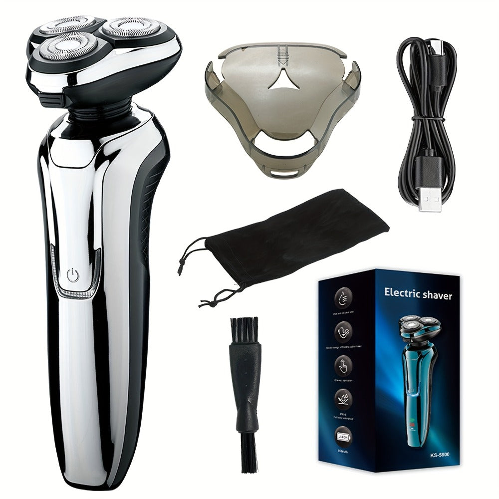 Electric Shaver 4D Floating Triple-Blade Razor with Wet/Dry Waterproof Use, LED Display and Type-C Charging — image 11