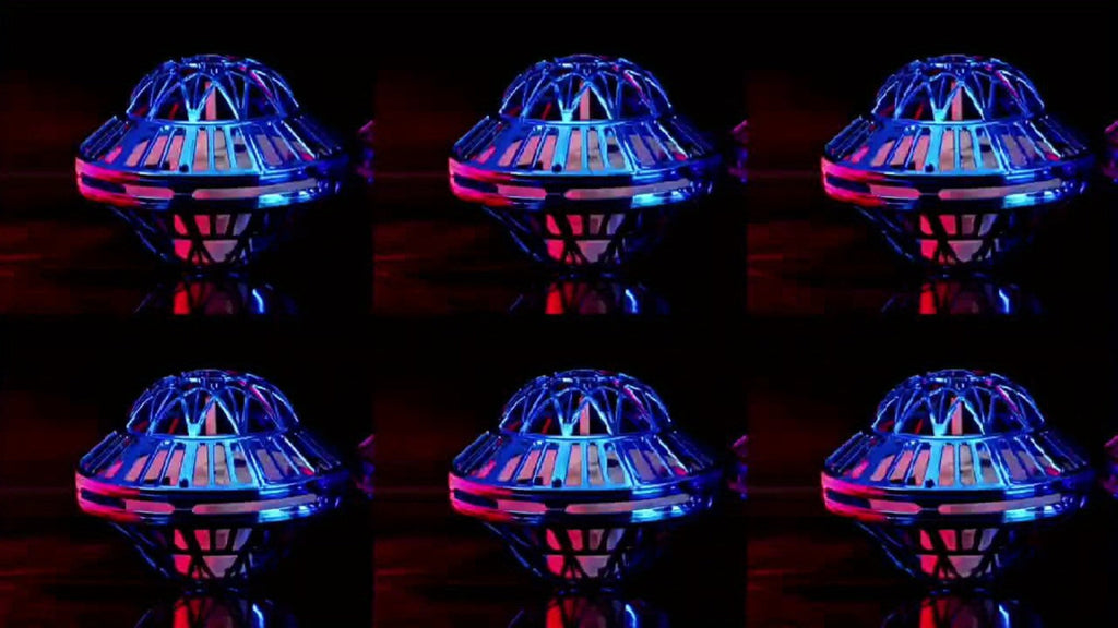UFO Flying Ball Toy Smart Sensor Hovering Drone Hexagonal Spinning Saucer with the Listed Color, Size or Set Options for Ever