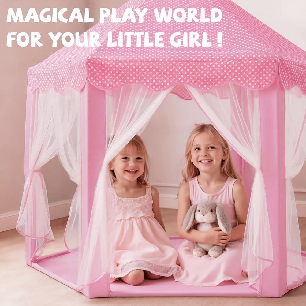 Princess Castle Play Tent for Girls Kids Indoor Outdoor Playhouse Large Toy with the Listed Color, Size or Set Options for Ev