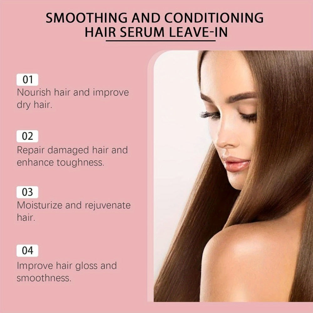 Leave-In Conditioner Spray 2 Bottles 13.53oz Detangler with Snail Serum Anti-Frizz Deep Conditioning Shine-Boosting Moisturiz