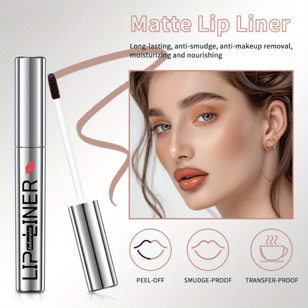 Lip Stain Pen Set 4 Colors 2-in-1 Lip Liner & Lip Tattoo – Waterproof Smudge-Proof Transfer-Resistant Matte Finish — image 11