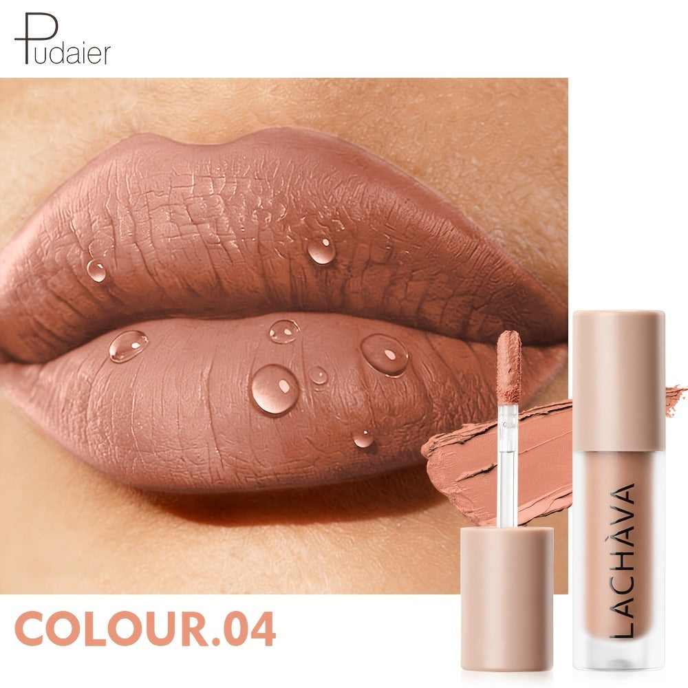 Velvet Matte Liquid Lip Color in Five Coordinated Nude-Tone Shades with 7.4cm Square Tube and Wand — image 14