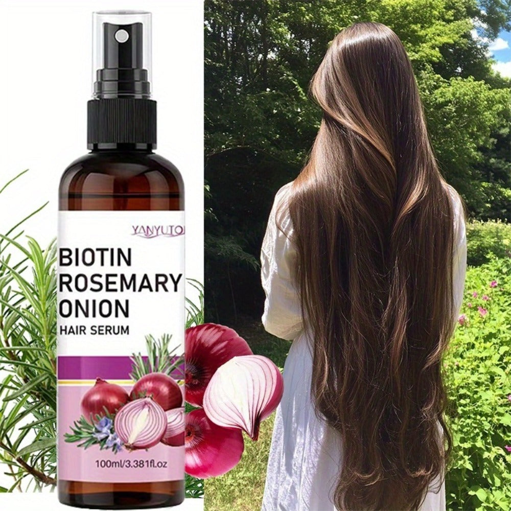 Biotin Rosemary Hair Growth Spray with Onion Extract for Bath Time, Home Spa and Personal Care — image 2