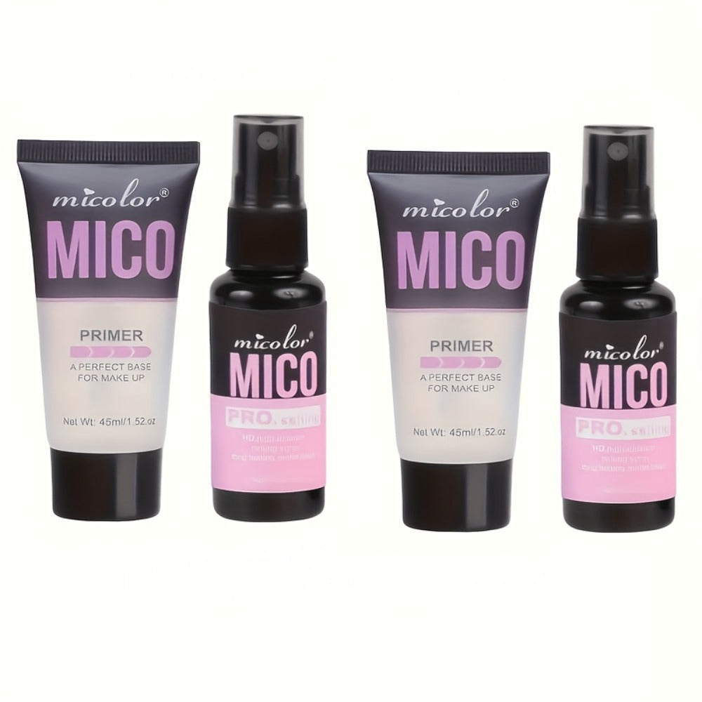 Pore Minimizing Makeup Primer Set 4pcs, HD Finish Face Base, Complexion Enhancing Lightweight Formula Under 1fl oz — image 3